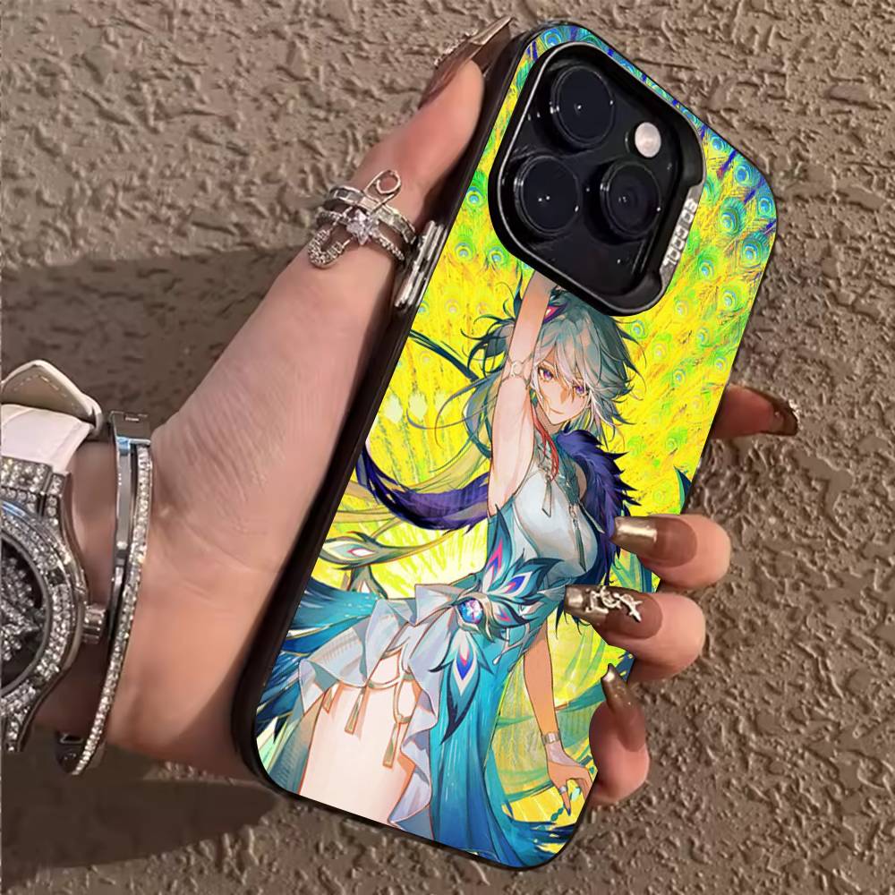 H-Honkai Star rail Яо Гуан Чехол для телефона для iPhone 17,16,15,14,13,12,11,Pro,MAX,Plus Мягкий ТПУ, приятный для кожи Чехол