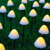 20/30/50 светодиодных солнечных грибовидных светильников, уличный солнечный светильник для садовой дорожки, солнечный грибовидный светильник для газона для сада, патио, ландшафтного декора