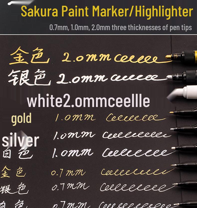 Sakura 2.0MM Золотая и Серебряная Позолотная Ручка для Европейской Мебели