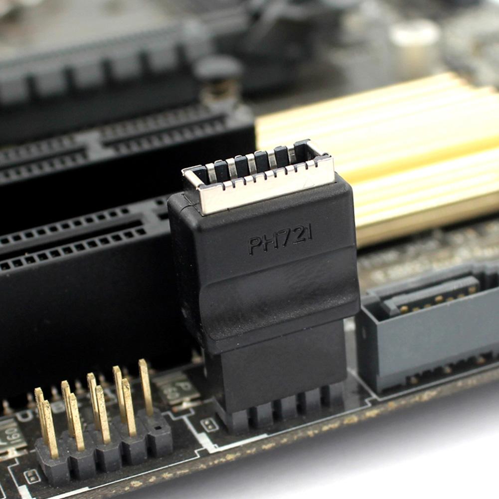 5/10 шт. Адаптер-удлинитель USB 2.0 9-контактный на Type-E для передней панели материнской платы, Male-to-Female, для настольного ПК