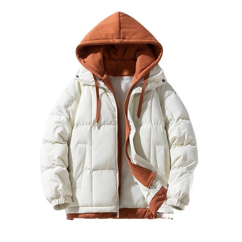 Зимние теплые куртки с капюшоном для мужчин, повседневное ветрозащитное пальто, утепленная куртка-парка, мужская стеганая куртка на молнии, ветровка, утепленные куртки с капюшоном
