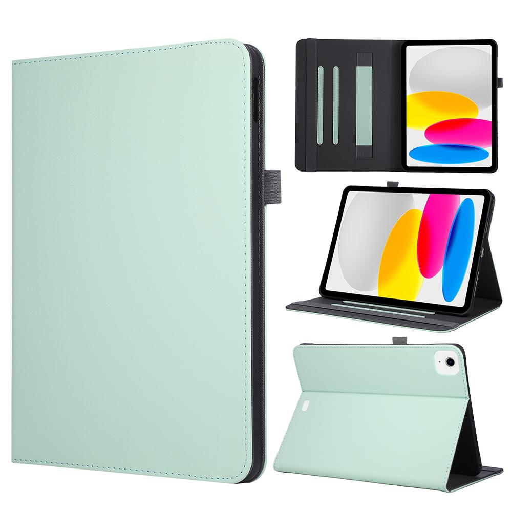Tablet Case For iPad Air 13 (2025) / (2024) / Pro 12.9 (2022) / (2021) / (2020) Foldable Stand Leather Cover with Handheld Wristband