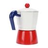 Italian Coffee Maker 150ml 3 Cups Aluminum Single Valve Portable Stovetop Coffee Maker Pot for Cuban Cafe Home Brewing