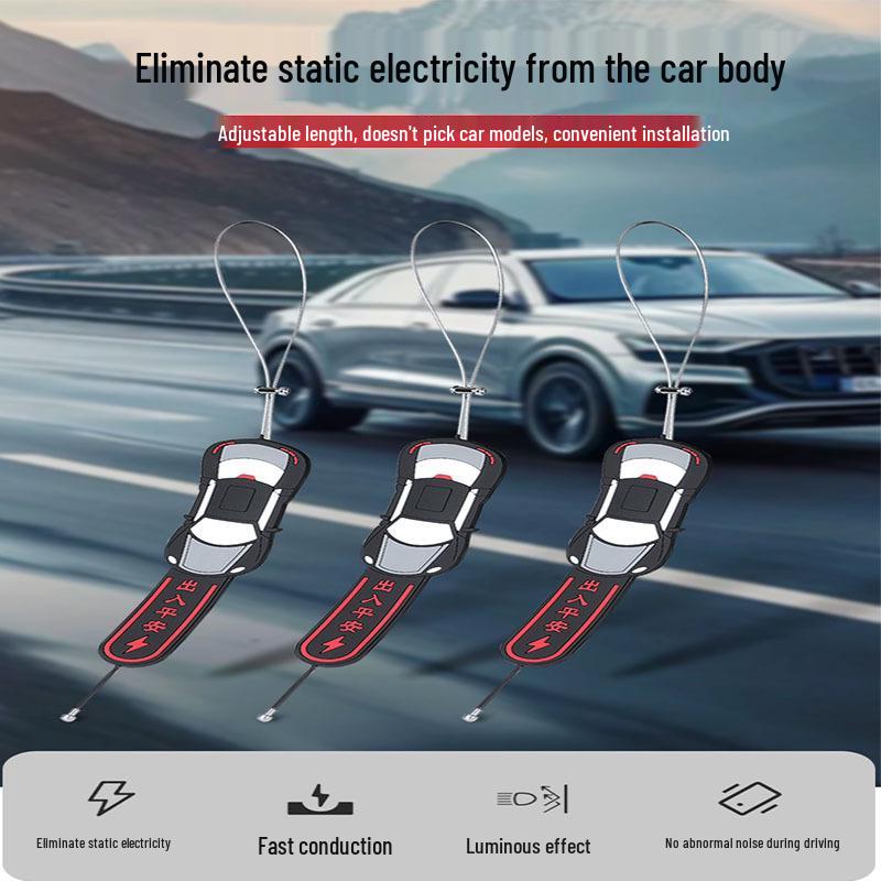 Универсальная износостойкая антистатическая автомобильная швабра и заземляющая полоса для выхлопной системы