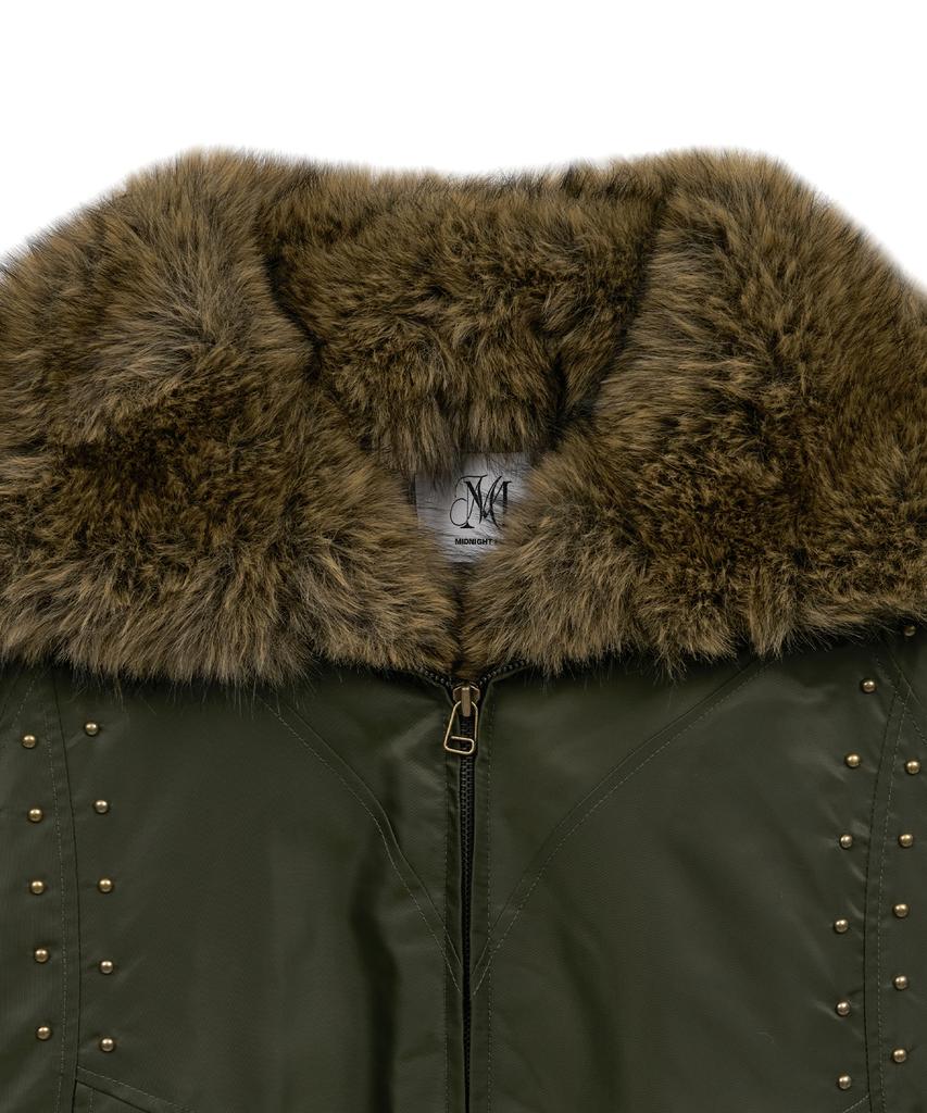Midnight Move Fur Ny Jumper (Khaki)