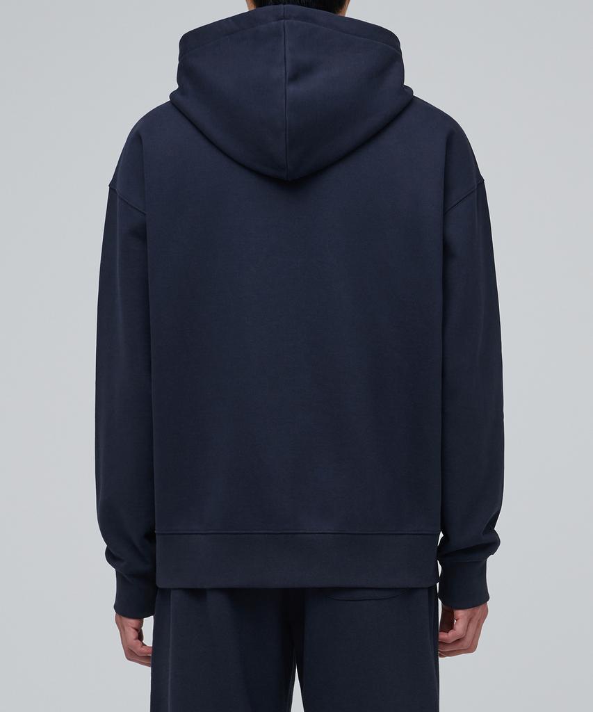 Musinsa Standard Heavyweight Oversized Hooded Sweat Zip-Up [Navy]