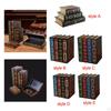 Book Shaped Storage Box Antique Desktop Ornament Multifunction Wooden Decorative Fake