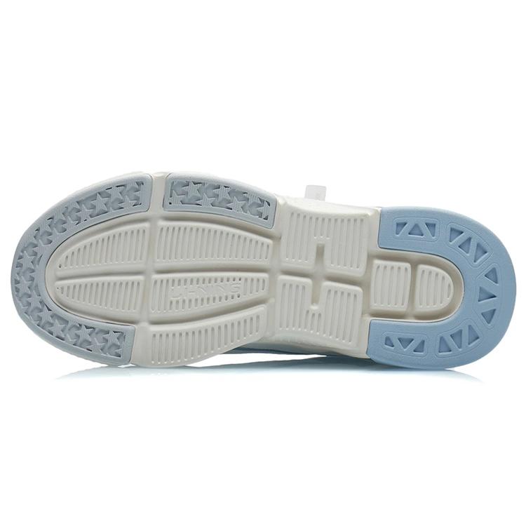 Li Ning Textile, Synthetic Leather Soft And Comfortable Cushioning Slip Resistant Low top Running Shoes Women's AGCR324-3