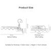 Портативная складная вешалка для сушки одежды, вешалка для путешествий, вешалка с 5 отверстиями для дома, отеля, кемпинга