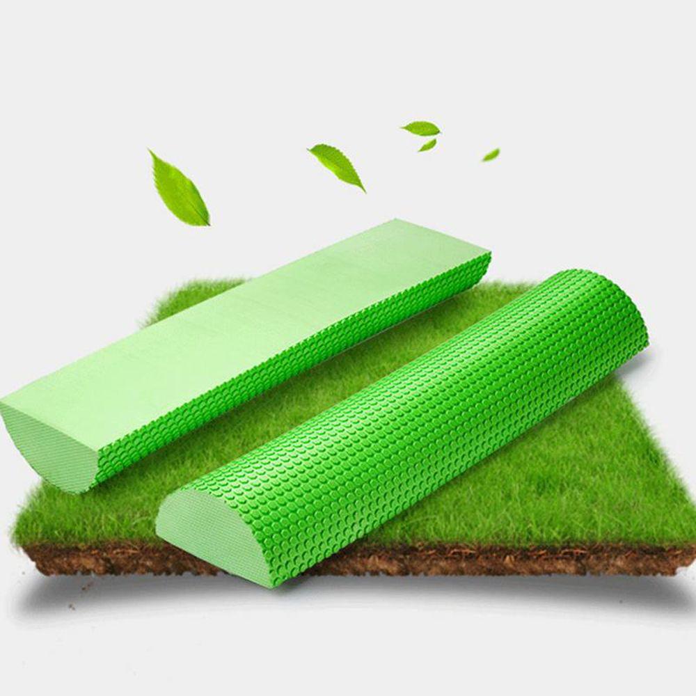 Fitness Yoga Column Half Round Yoga Block Roller Balance Pad EVA Foam Roller Muscle Restoration