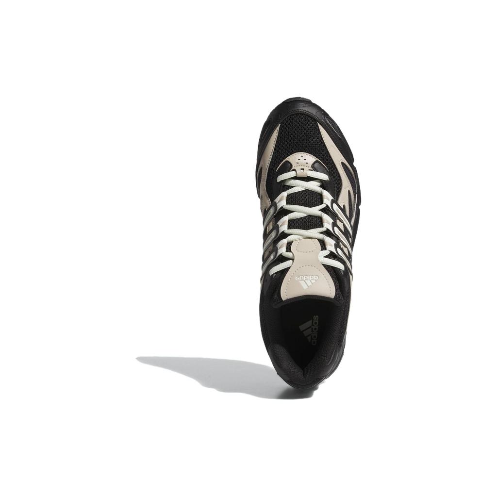 adidas Temper Run 2.0 Сетка Синтетическая кожа Классическая амортизация Прочные низкие лайфстайл кроссовки Унисекс кроссовки Черный Белый JH7143