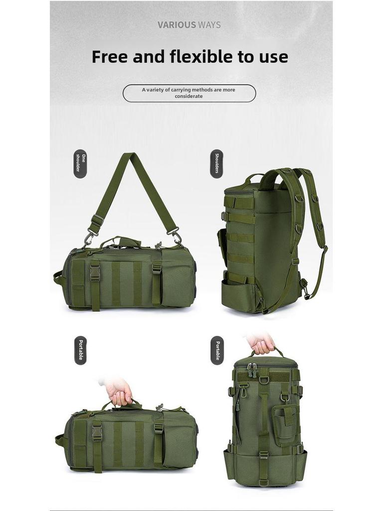 Водонепроницаемый многофункциональный рыболовный рюкзак Luya с вместительным отделением для сухого/мокрого хранения и креплением для ремня для снастей