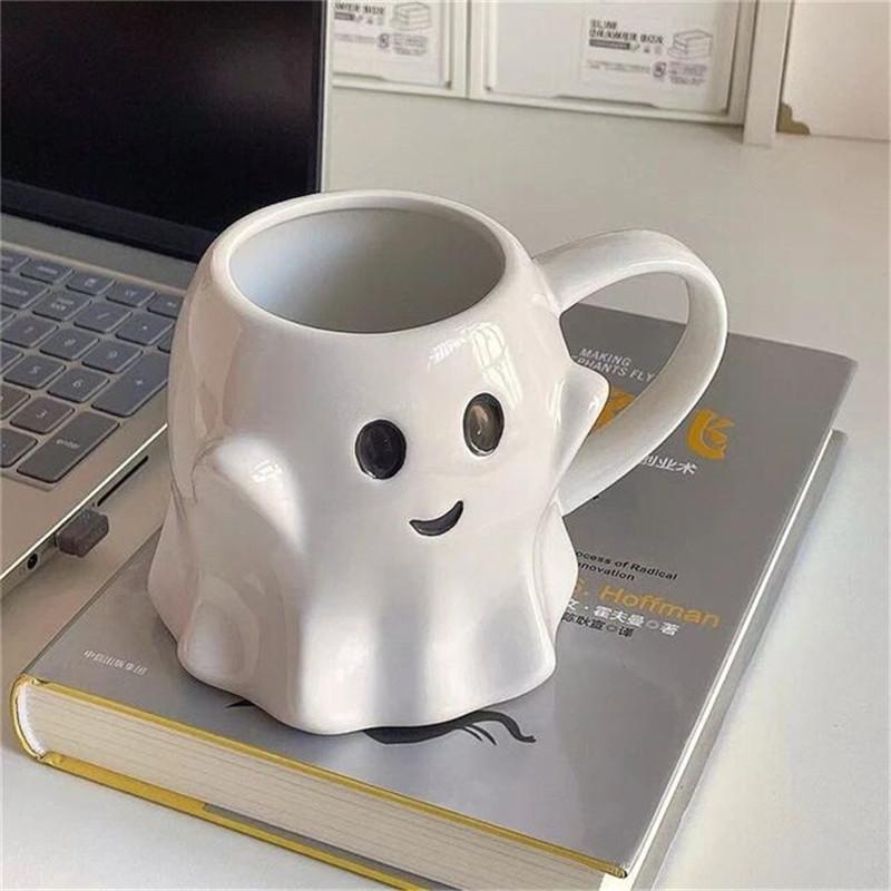 Kawaii чашка для воды мультяшная кружка керамическая креативная кофейная кружка чайные кружки молочные завтраки посуда новинка подарок на Хэллоуин дропшиппинг