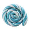 [R2777] - Handmade Brooch 'Lollipops' Turquoise White - 25x20 Mm