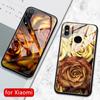 For Xiaomi 9 Se Case Glass Back Cover Mix 3 Floral Rose Case for Xiaomi Mi 8 8se Lite Explorer Mi 9 9se Mix 2 2s 3 CC9
