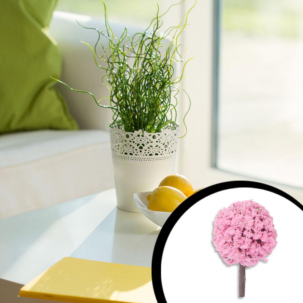 Модель Цветок Многоцелевой Мастерство Сладкий Подарок Пластик Губка Домашний Декор Строительный Макет Растительный Кластер Искусственное Дерево