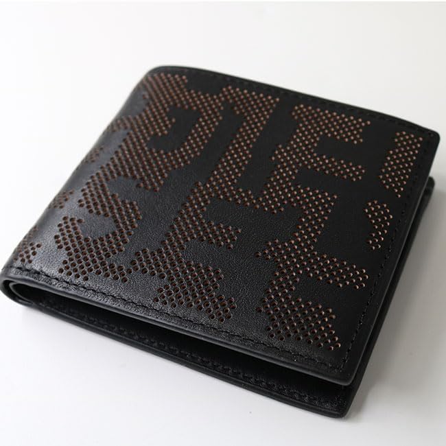 Diesel X09692 P5587 T8013 кожаный кошелек с логотипом COIN S 3D [DIESEL] BI-FOLD [Товар]