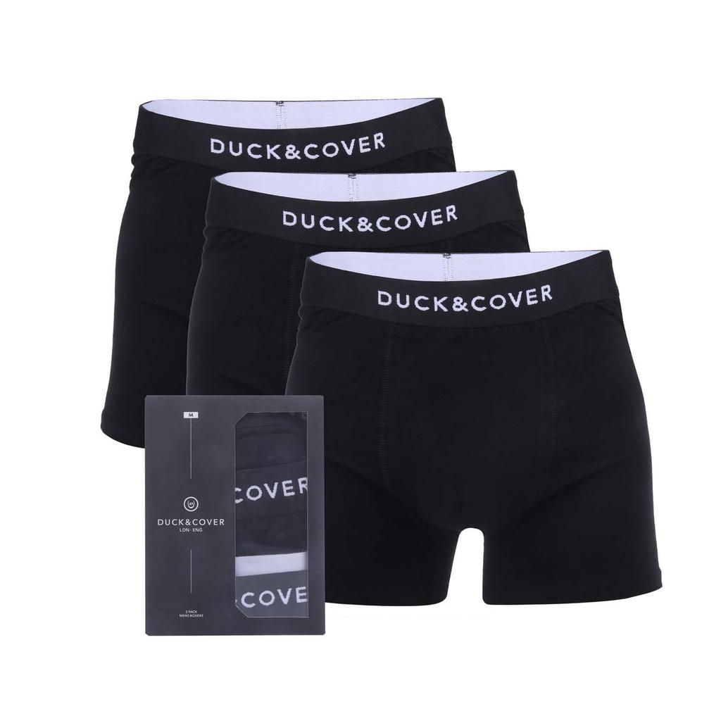 Duck and Cover Mens Sagnet Boxer Shorts (Pack of 3)