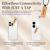 Ожерелье-крестик с Библией NFC, Ожерелье-крестик, Нажмите для отображения Ежедневного стиха из Библии, Деревянное ожерелье веры, Христианский ежедневный стих из Библии