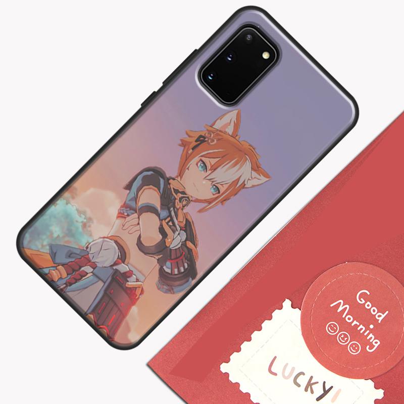 Чехол для телефона Genshin Impact Горо для Samsung Galaxy S26 S25 Ultra S20 S21 S22 S23 S24 S10 Plus S25 FE Защитный корпус