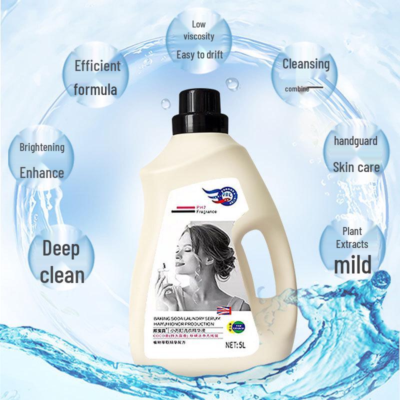 5kg Bottled Natural Plant Extract Perfume Laundry Detergent for Removing Stains from Mother and Baby Underwear
