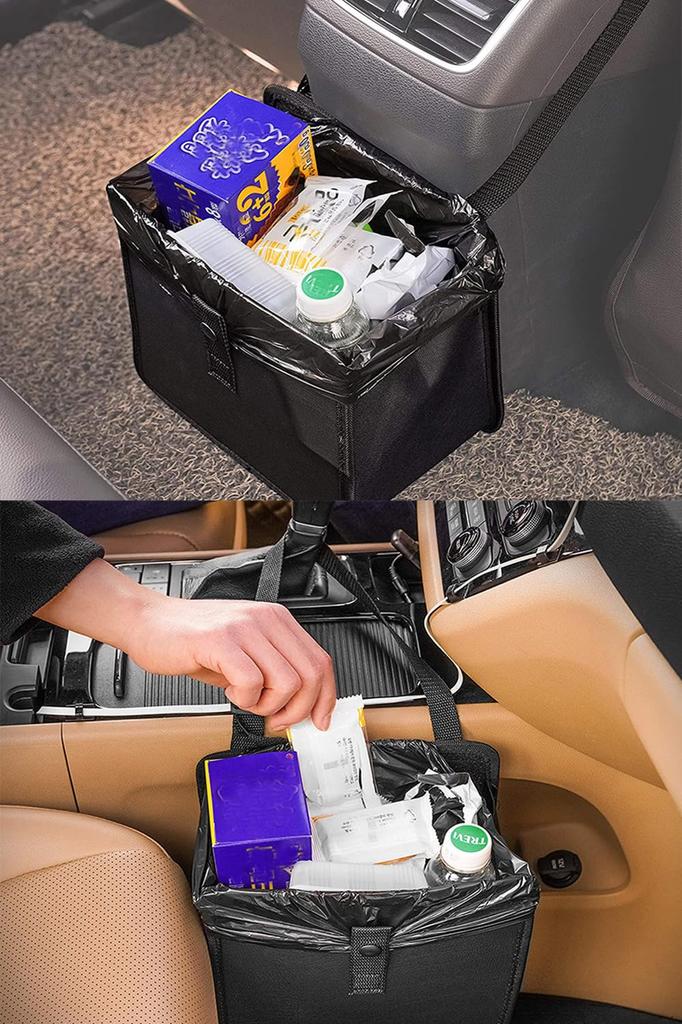 YFFSFDC Seatback Car Storage Car Trash Small Item Storage Large Easy Convenient Item Pocket, Pocket, Can, Organizer, Multi-Function Bag, Capacity,