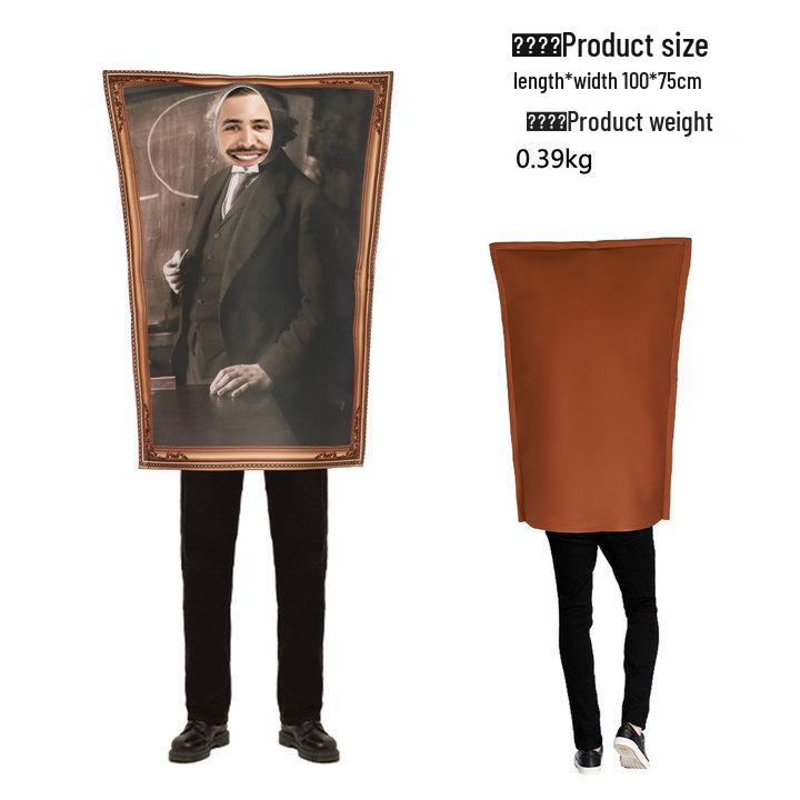 Костюм на Хэллоуин Мона Лиза Комбинезон для школьных выступлений