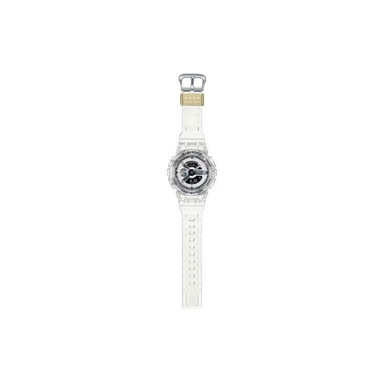 Casio G-Shock 40-летие Clear Remix Двойной дисплей Серия 200м Водонепроницаемость Кварцевый механизм Ремешок из смолы Часы Женские часы GMA-S114RX-7AJR