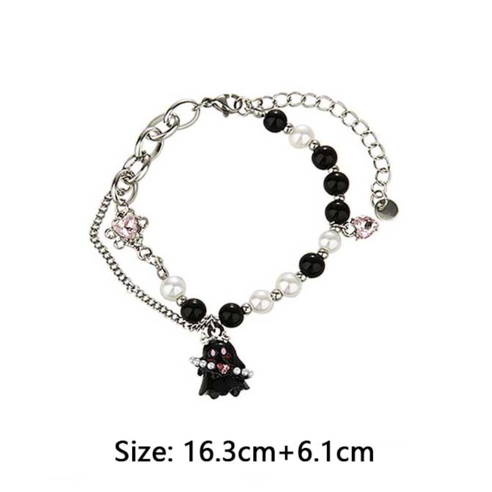 Сплав эластичные браслеты из бисера Призрачный готический браслет милый браслет на Хэллоуин для женщин