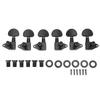 Guitar Machine Head Tuner Metal Semicircle Totally Sealed Guitar Tuning Pegs for Replacement 3L3R