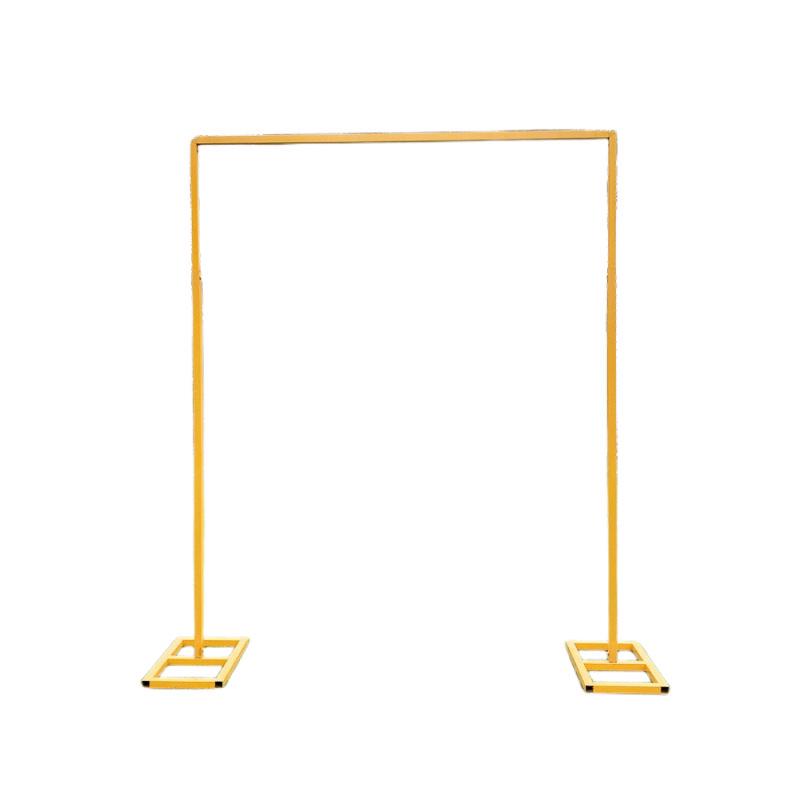 Golden Telescopic Wedding Arch Frame and Decor