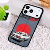 Мягкий чехол для телефона Initial D для iPhone 17 Air 16 15 11 12 14 13 Pro Max Ударопрочный чехол
