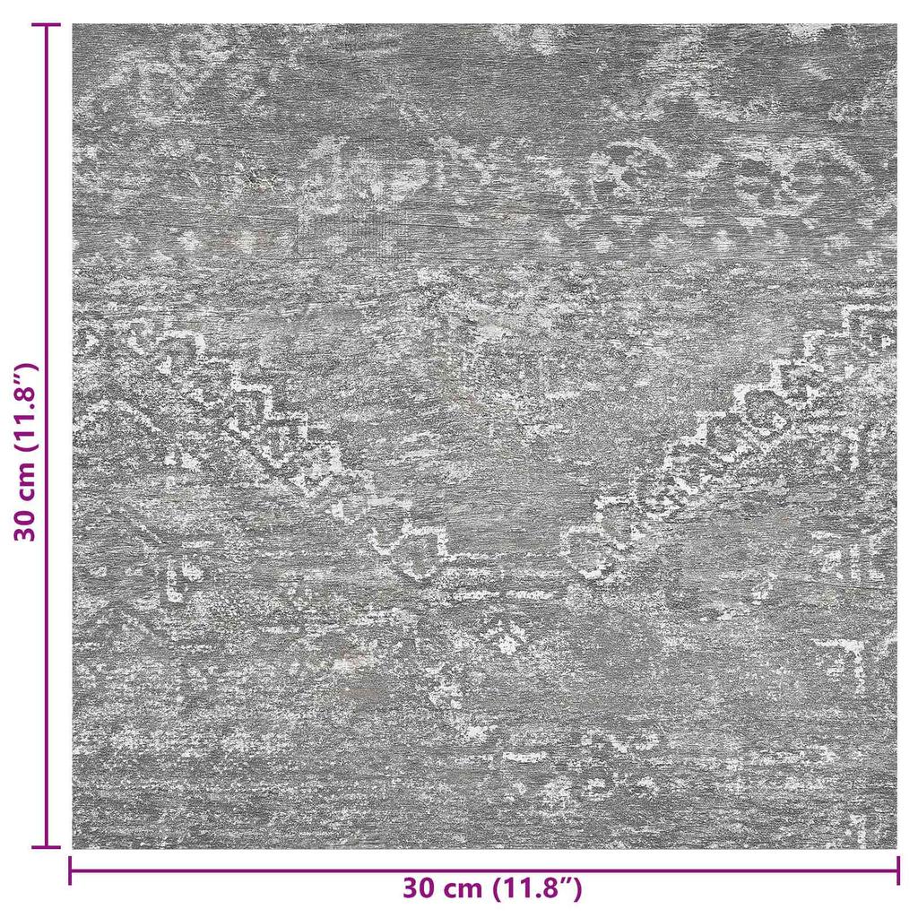 Self Adhesive Floor Tiles 30.5 x 30.5 cm 20 pcs PVC Concrete Grey