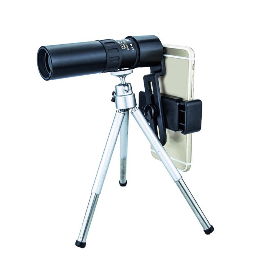 Monocular Telescope with Magnification of 10-300x40 Mm, with Extendable Design, Tripod Clip, Portable, with Night Vision Function