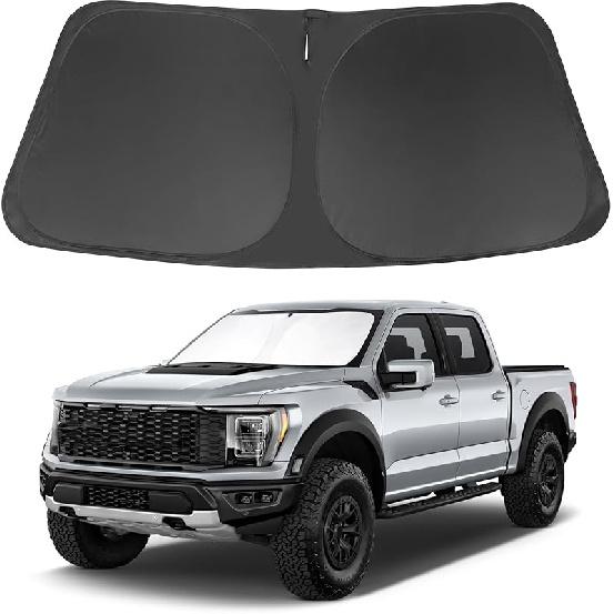 TINGLU Солнцезащитный козырек для Tesla Model X Tesla X 2016-2024 2025 Аксессуары Солнцезащитный козырек на лобовое стекло Защита от УФ-лучей Накидка на солнцезащитный козырек С