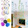 Birthday Party Wedding Pendant Stage Decoration Background Screw Hanging Ornament