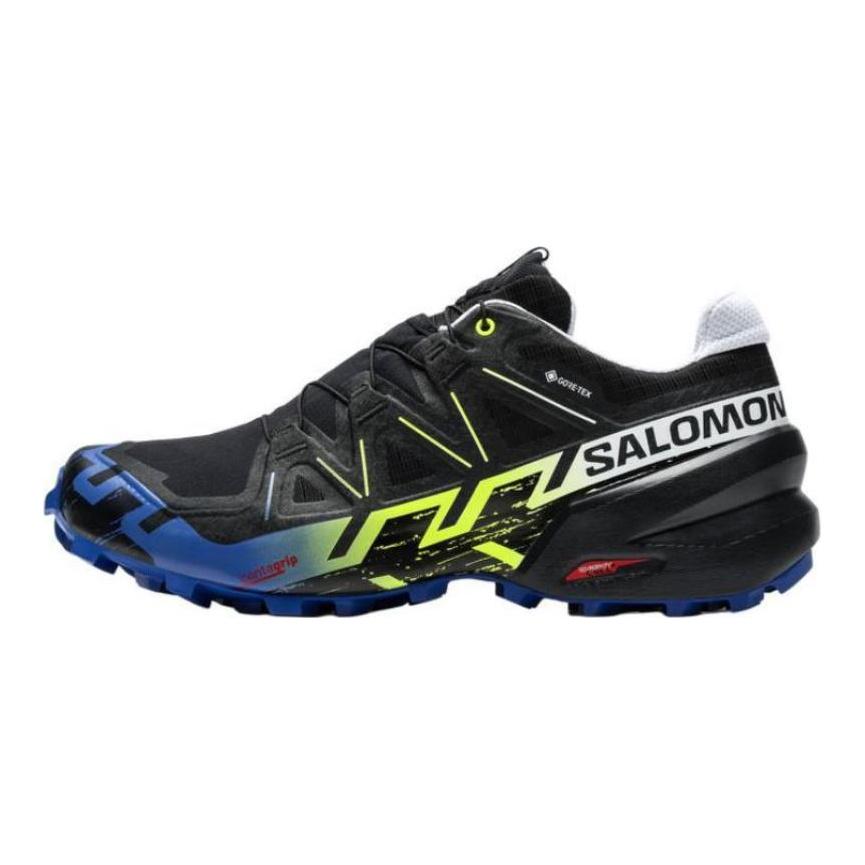 SALOMON Speedcross 6 Противоскользящие и износостойкие Легкие Низкие Кроссовки для трейлраннинга Мужские Черные Кроссовки 478322