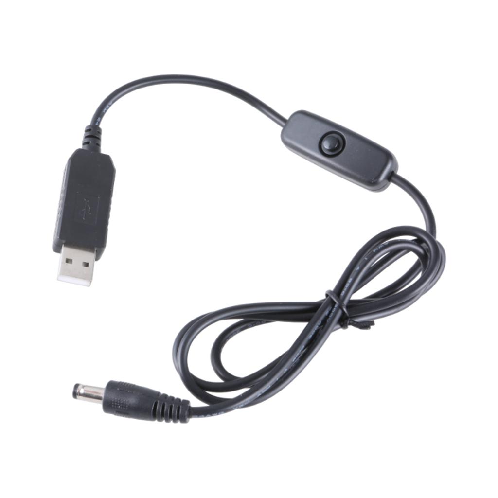 USB 5В на DC12В 5.5x2.1мм Линия Повышения Мощности Модуль Повышающий USB Адаптер Питания Кабель-Коннектор 2.1x5.5мм Конвертер