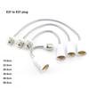 6 Size Flexible LED Light Bulb Base E27 To E27 Extension Extender Adapter AC Power Socket Screw Holder Converters Lamp Adapter