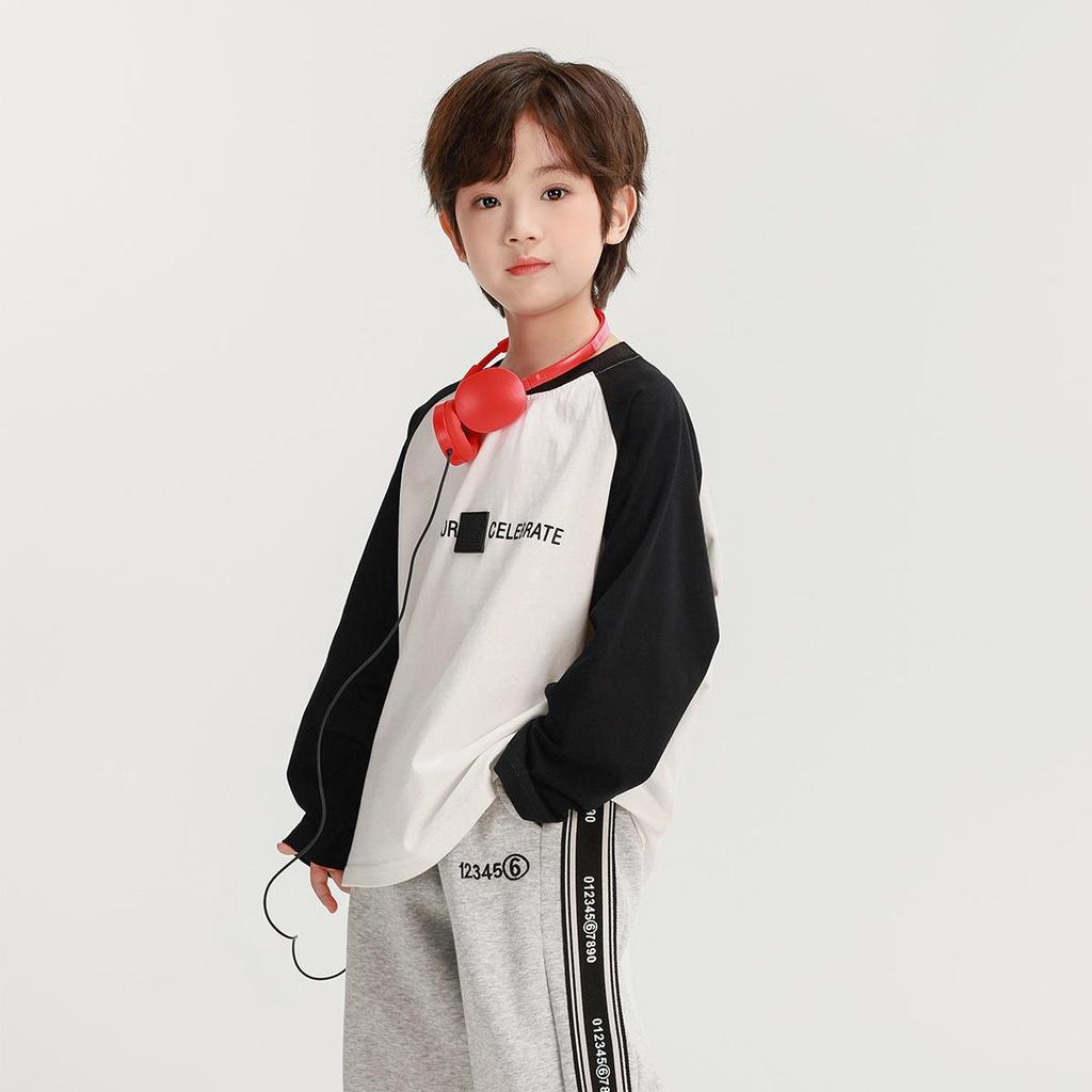 Autumn 2025 Boys' Long-Sleeve Cotton T-Shirt - Fairy Tale Memory Collection