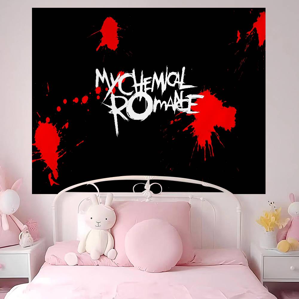 Band MMy CChemical RRomance MCR Hanging Bohemian Tapestry Hanging Tarot Hippie Wall Rugs Dorm Home Decor