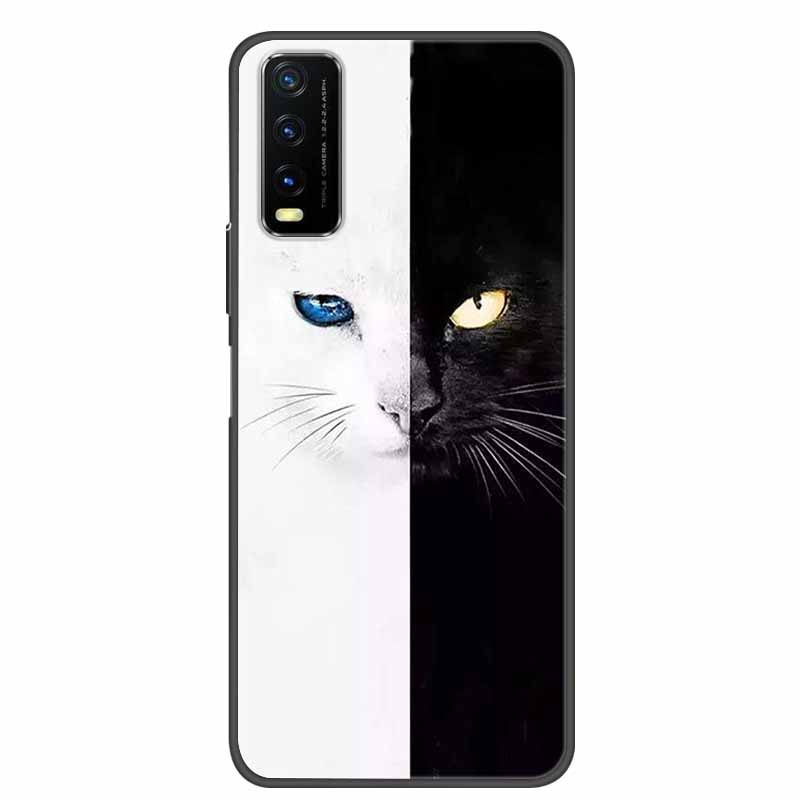 Чехол для Vivo Y20 Мраморный Мягкий Силиконовый Задний Чехол для Vivo Y20S Y20 S Y 20i Чехол для Телефона для Vivo V2027 Y20i Coque Funda Сумка