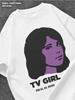 Футболка с принтом группы TV Girl