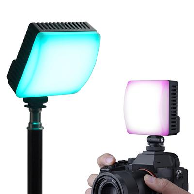 Портативный RGB-заполняющий свет 10 Вт, перезаряжаемый, 84 светодиода, видеосвет 1800K-9000K, регулируемый свет для влогов, для фотографии, с углом луча 120°