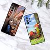 Аниме Джуди Зверополис для Samsung Note 20 10 Ultra Plus A31 A14 A12 A70 A34 A25 A04 A05 A15 A24 5G черный чехол для телефона