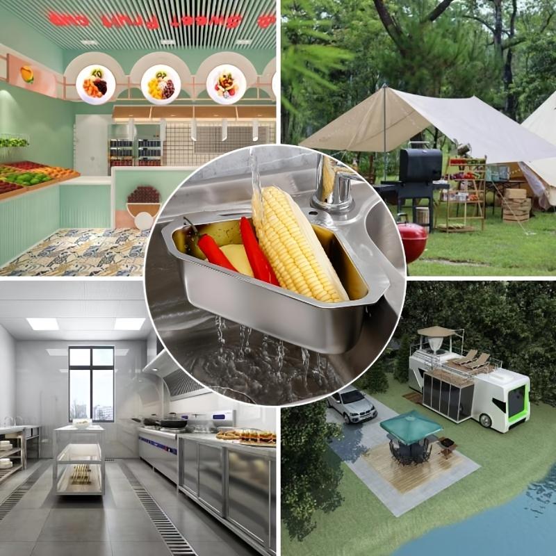 1pc Kitchen Triangular Sink Strainer Fruit Vegetable Drainer Rack Sink Filter Shelf Drain Baskets Waste Filter Kitchen Tools