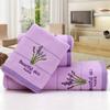 35*75cm Aromatherapy Soft Bath Towel Cotton Embroidery Lavender Towel Set Cotton Hand Face Towel Sheet Set