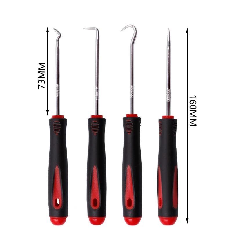 1 компл.. Набор отверток для автомобильного сальника, уплотнительное кольцо, прокладка, автомобильный съемник, крючки, инструменты для ремонта