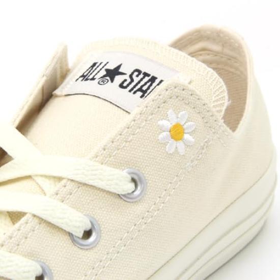 Converse Кеды All Star Daisies OX Размер см, Молочно-белый, 24.5