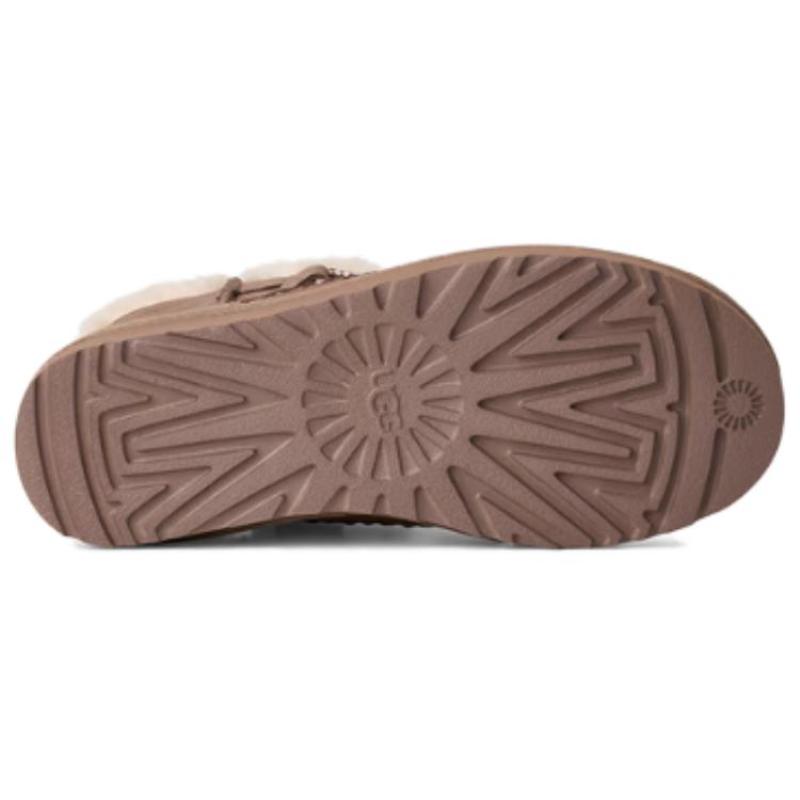 UGG Классические Новинка Короткие Снежные Ботинки Женские Коричневые Кроссовки с Оленями 1174574-CRBO